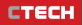 CTECH logo on red background with gray letter C.