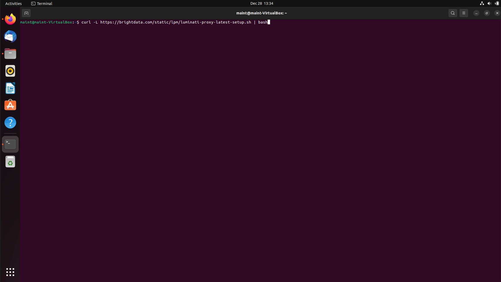 Proxy manager ubuntu